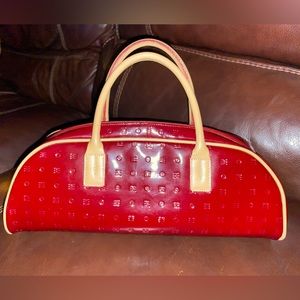 Arcadia patent leather purse